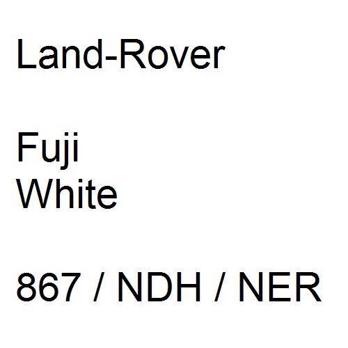 Land-Rover, Fuji White, 867 / NDH / NER.